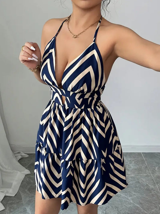 Zig-Zag Summer Women's Dress